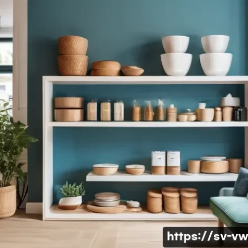Home 17 소비자 심리와 구매 의사 결정의 법칙 - A cozy Scandinavian boutique interior with soft natural lighting, showcasing shelves filled with pro...